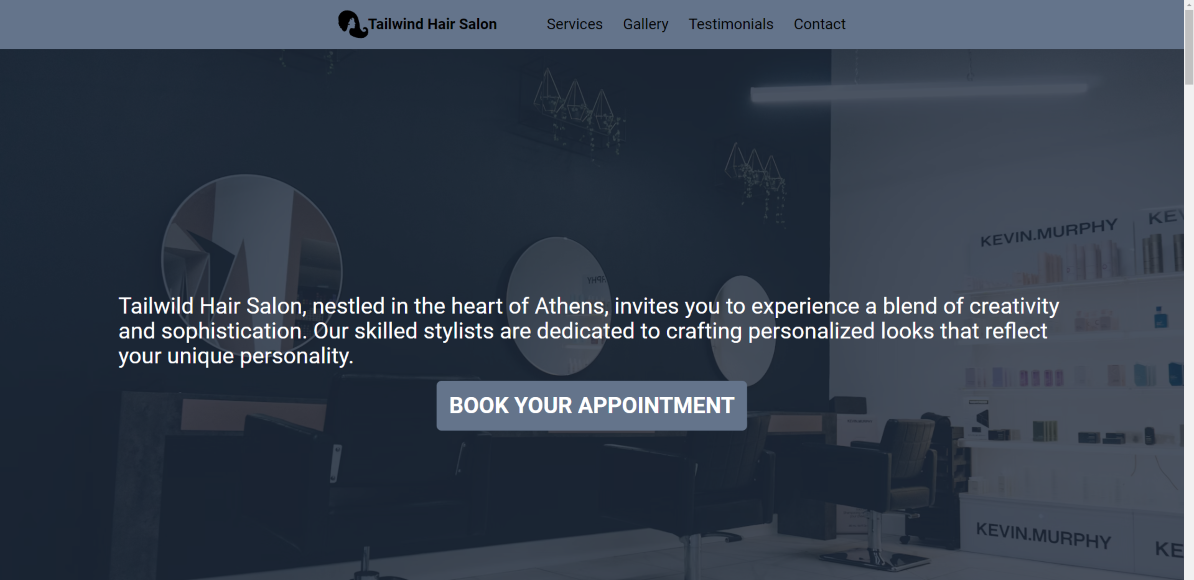 Tailwind Hair Salon screenshot